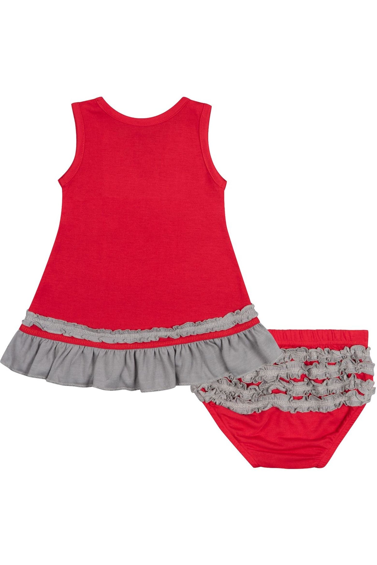 Kitchen Font Sets COLOSSEUM Girls Infant Colosseum Scarlet Ohio State Buckeyes Ruffle ...