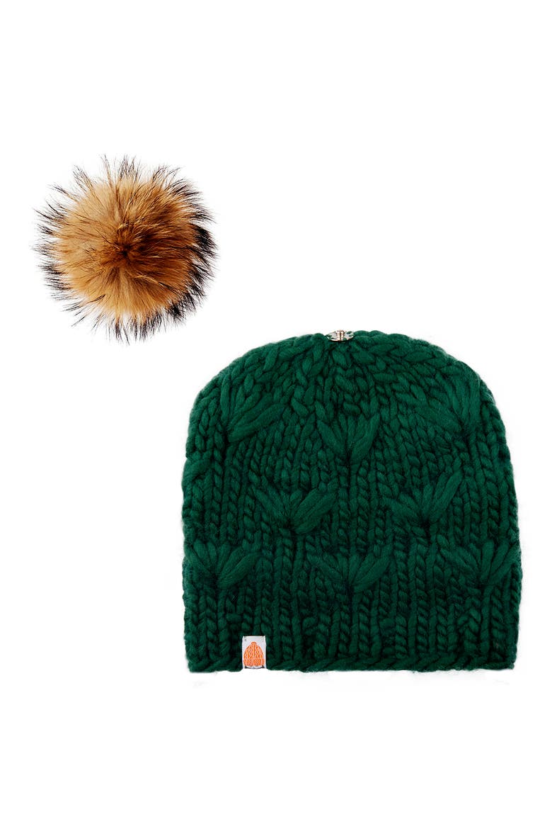 The Motley Merino Wool Beanie, Alternate, color, FOREST