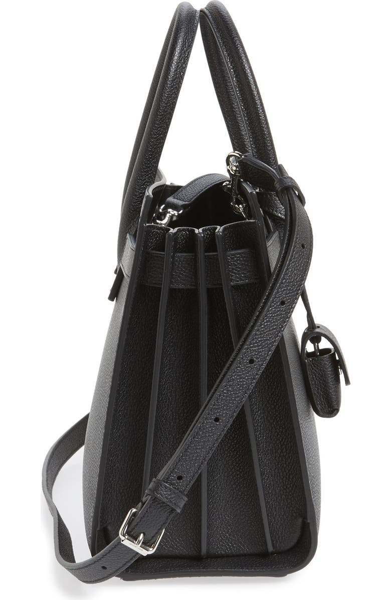 Saint Laurent 'Baby Sac de Jour' Bonded Leather Tote, Alternate, color,