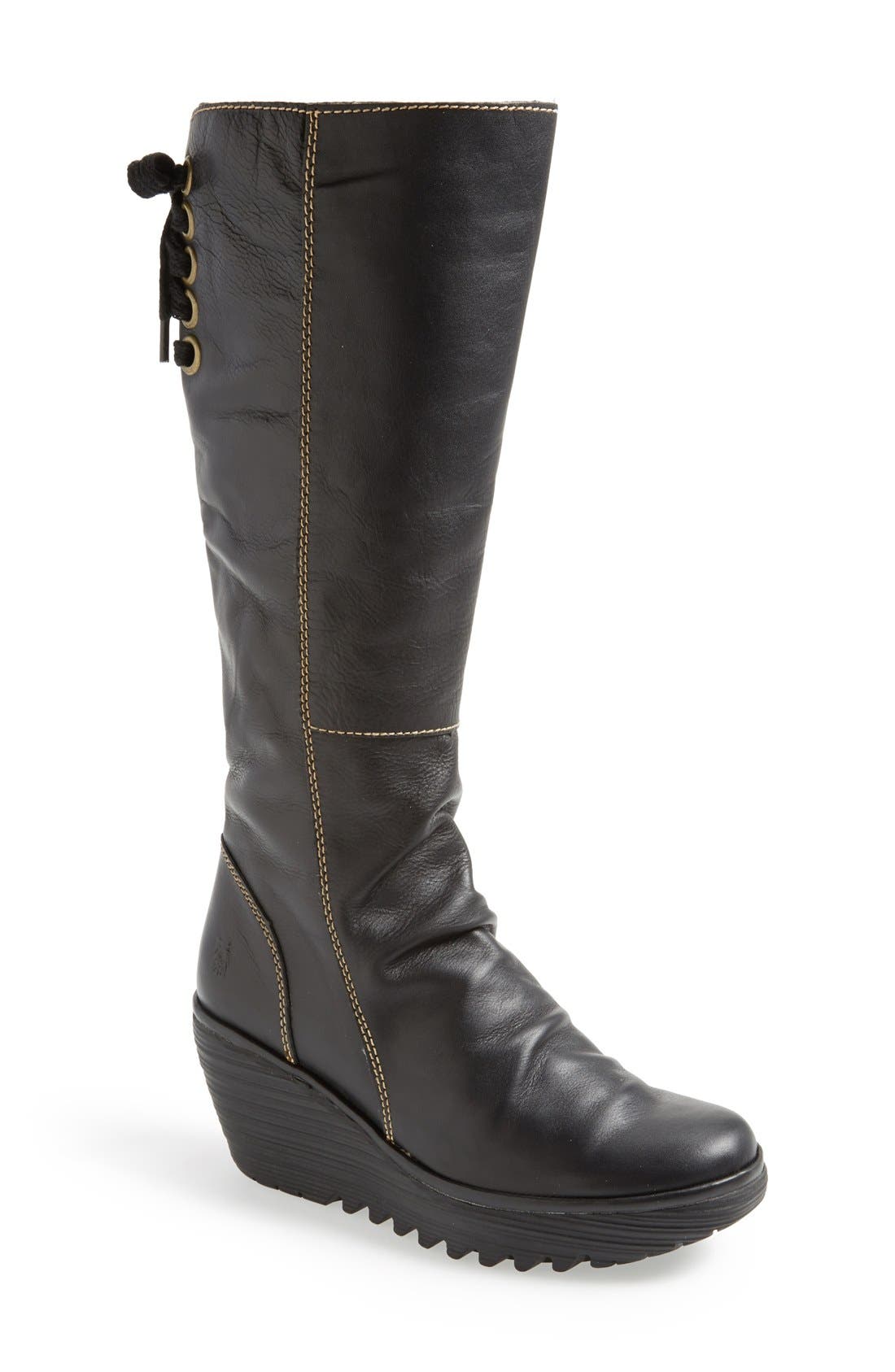 Fly London 'Yust' Knee High Platform Wedge Boot (Women) | Nordstrom
