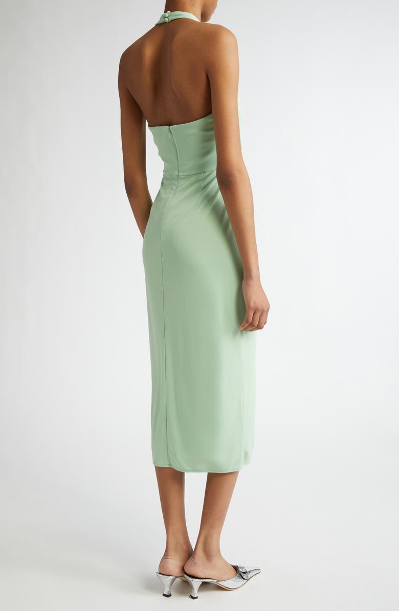 Cinq à Sept Kathleen Halter Maxi Dress, Alternate, color, Patina