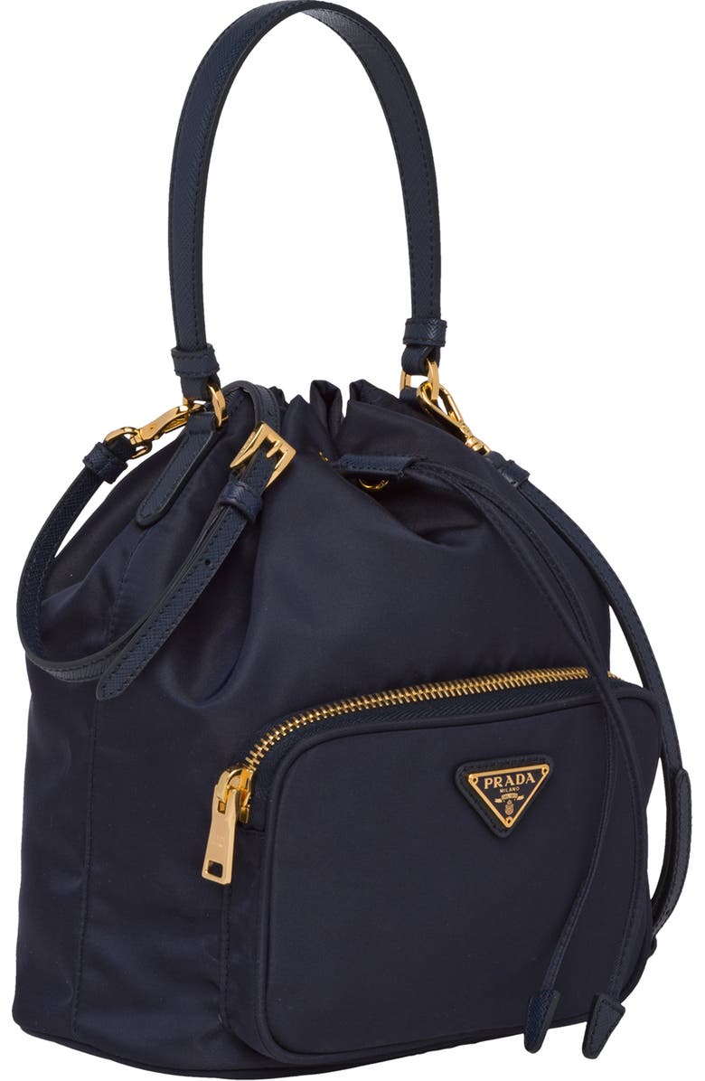 Prada Vela Bucket Bag, Alternate, color,