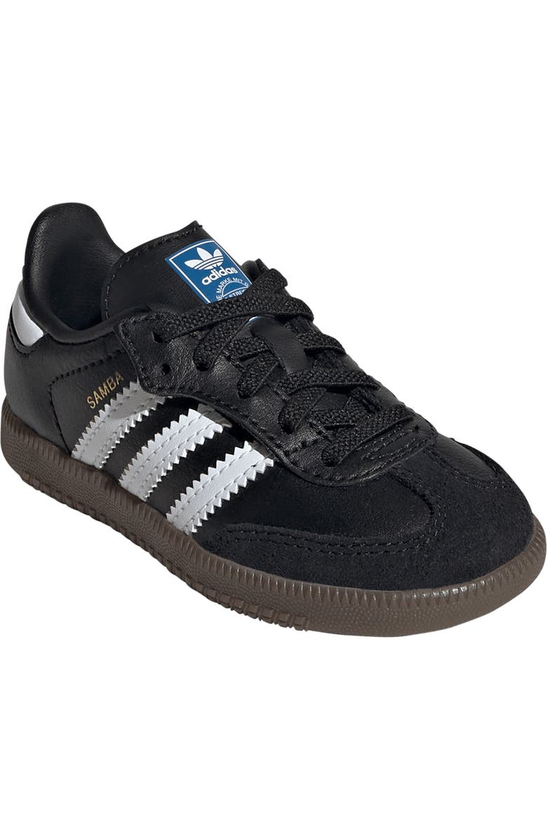 adidas Kids' Samba Sneaker, Main, color, Cblack/Ftw