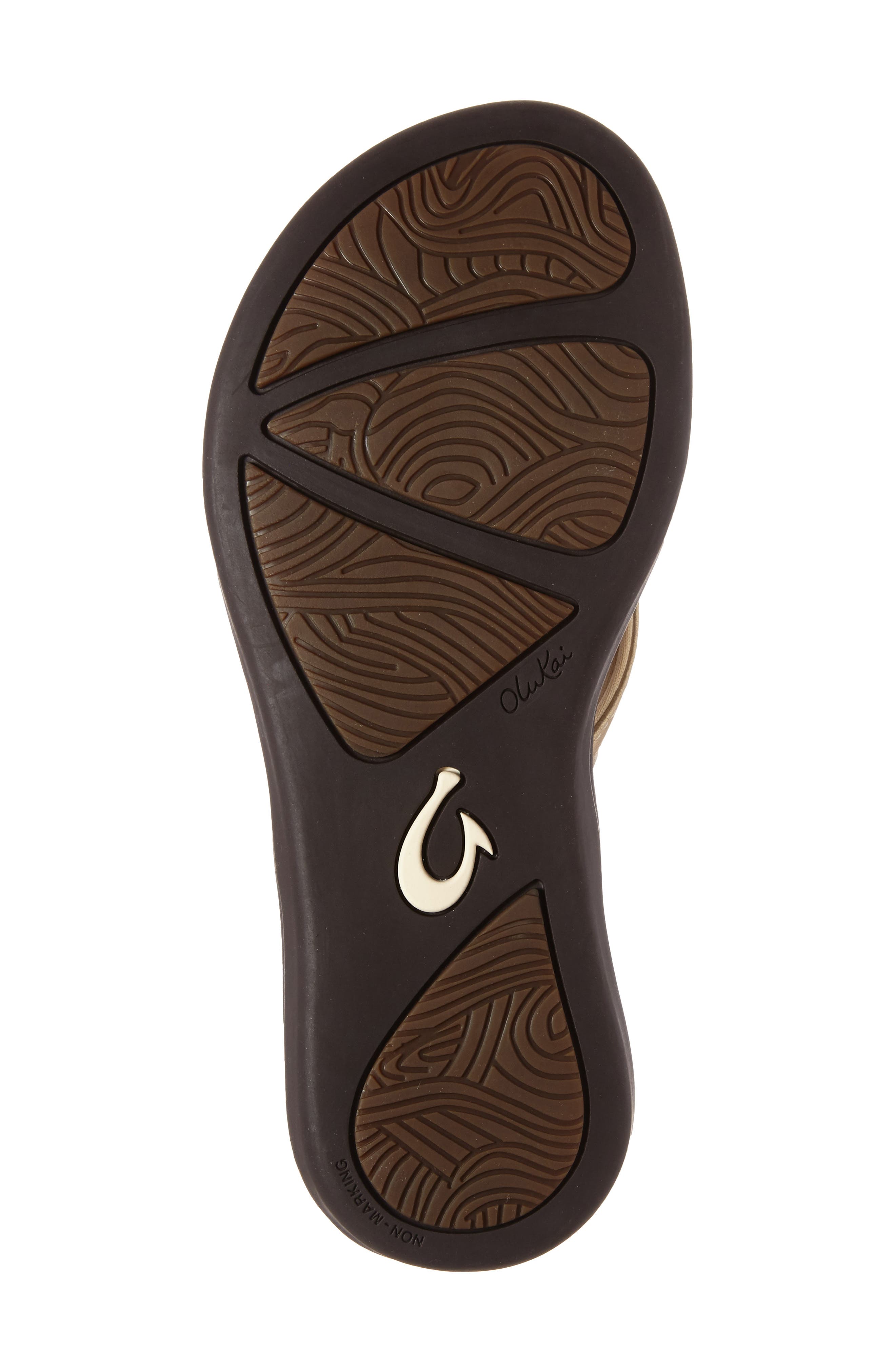 Ho'opio Flip Flop, Alternate, color, BUBBLY/ DARK JAVA
