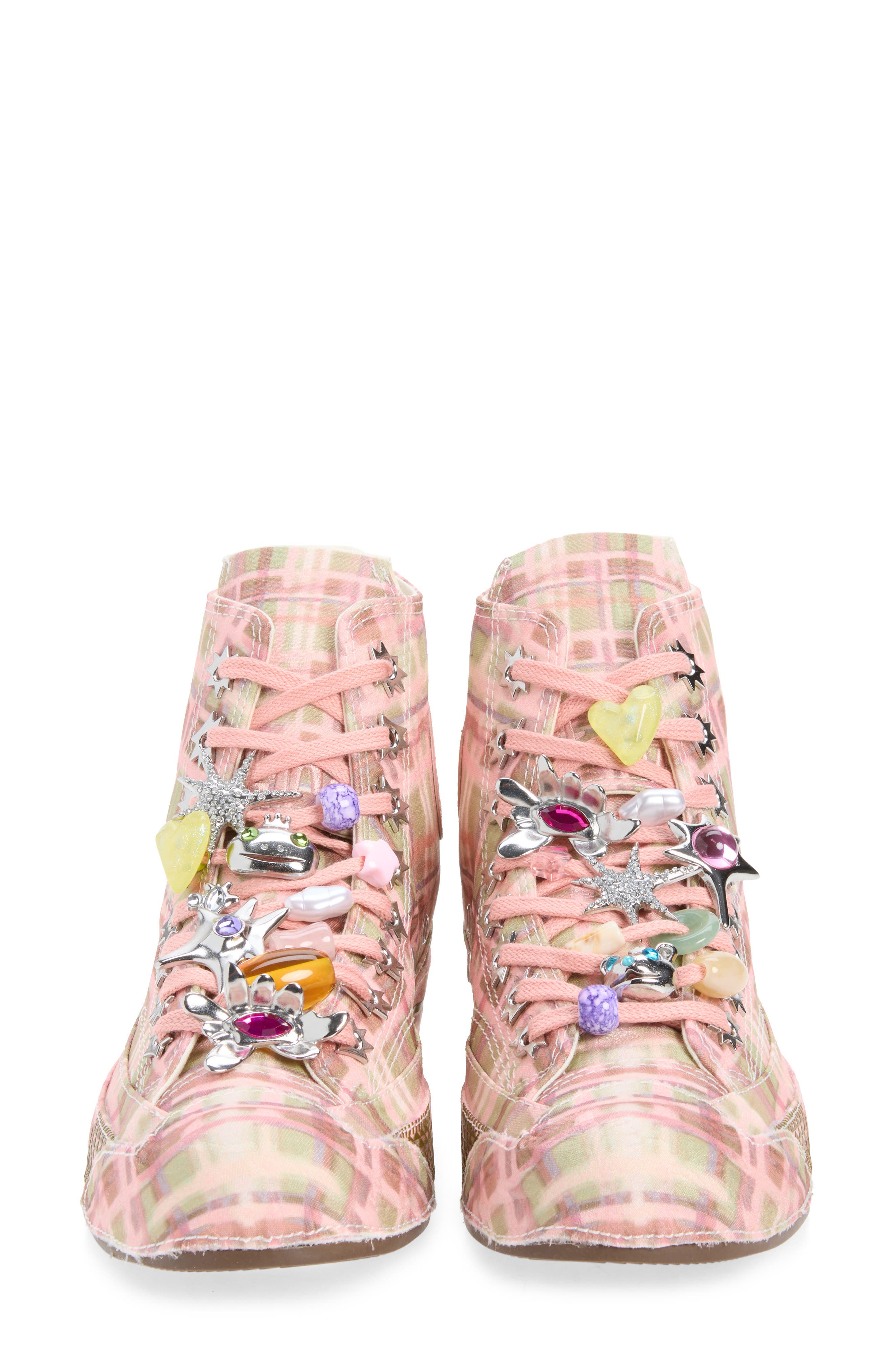 Chuck 70 Hi Sneaker, Alternate, color, MELLOW ROSE/ FIR/ SPINACH