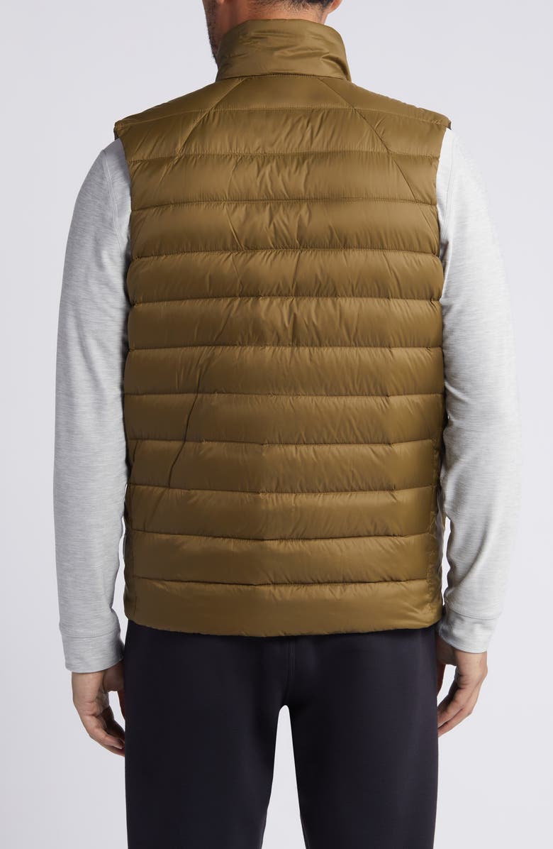 Reigning Champ Lightweight Taffeta Warm Up Vest, Alternate, color, Olive
