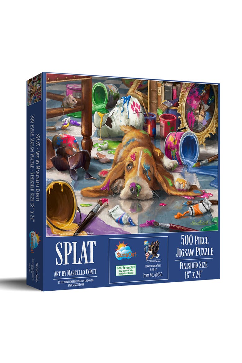 Splat 500 piece Jigsaw Puzzle for Adults, Main, color, Multicolor