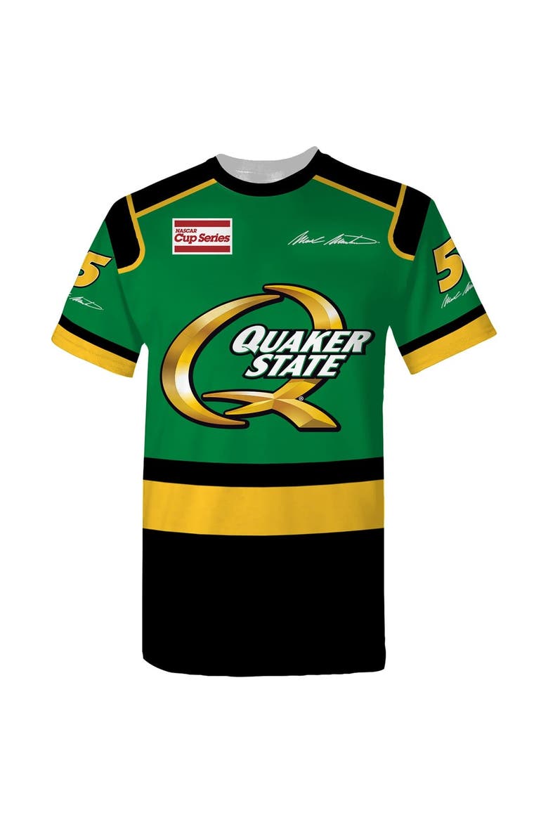 Men's Hendrick Motorsports Team Collection  Green Mark Martin Quaker State Legend Uniform T-Shirt, Alternate, color, Green