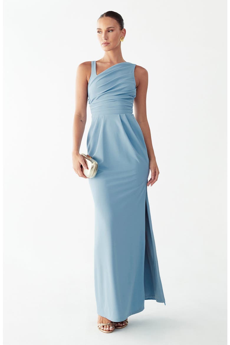 Celina Maxi Dress, Alternate, color, Dusty Blue