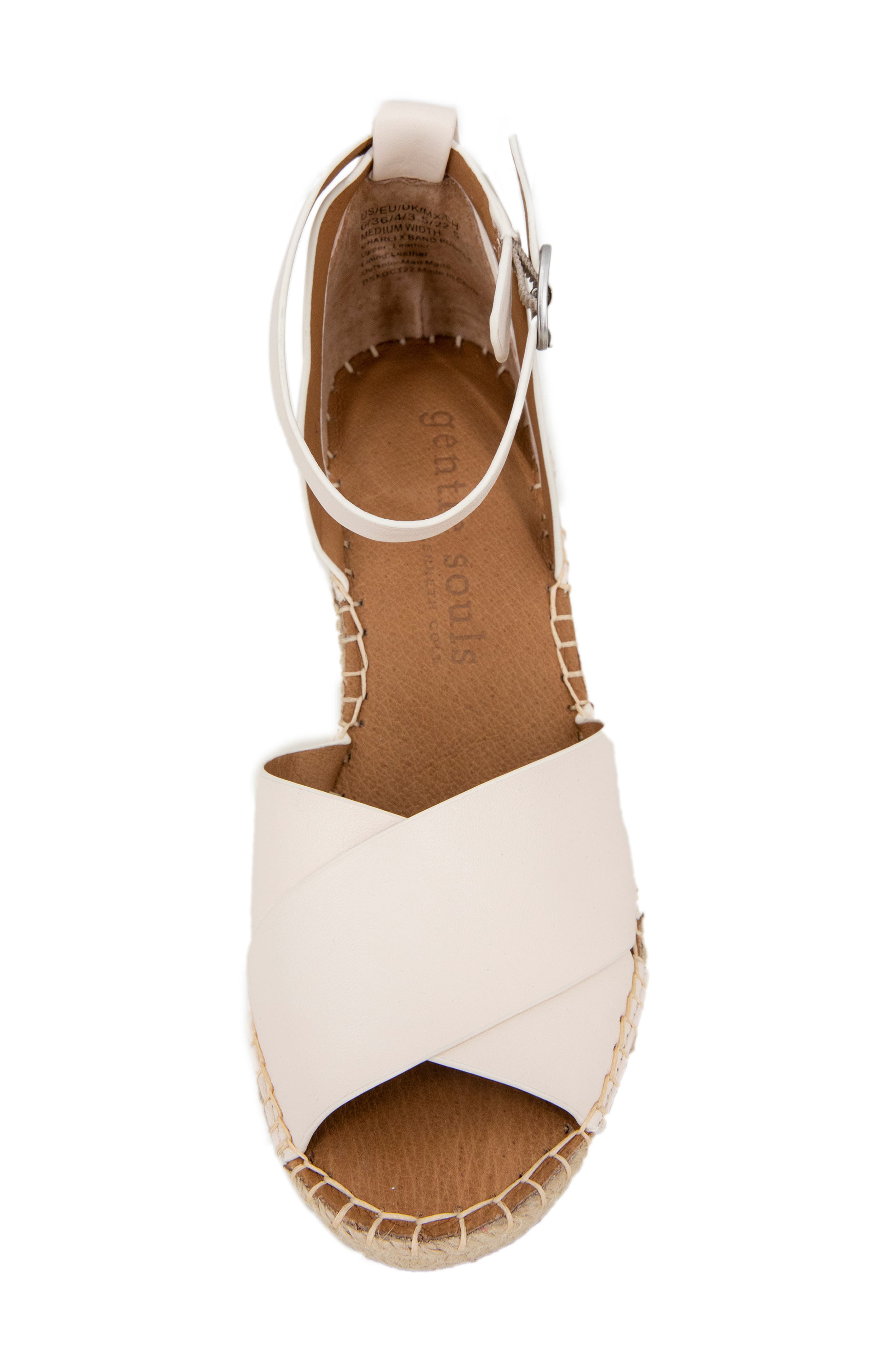 Charli X Wedge Sandal, Alternate, color, OFF WHITE