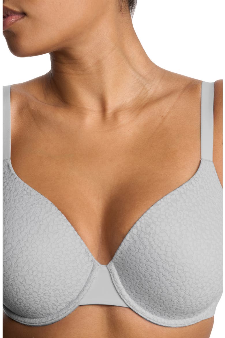 Comfort Evolution Full Fit Memory Foam Convertible Bra, Alternate, color, GRAY DAWN