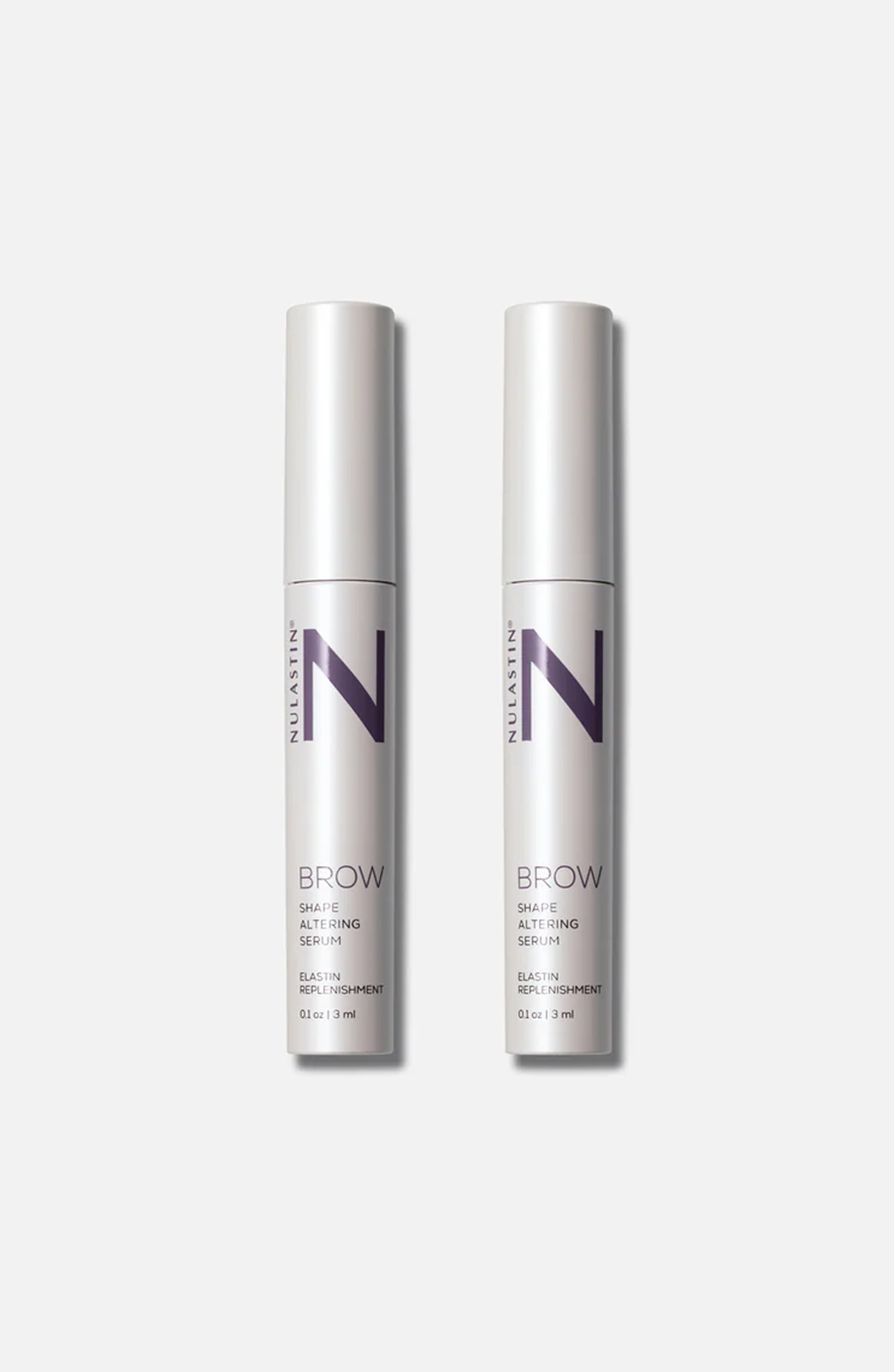 Nulastin Brow Shape Altering Serum Starter Set In Transparent