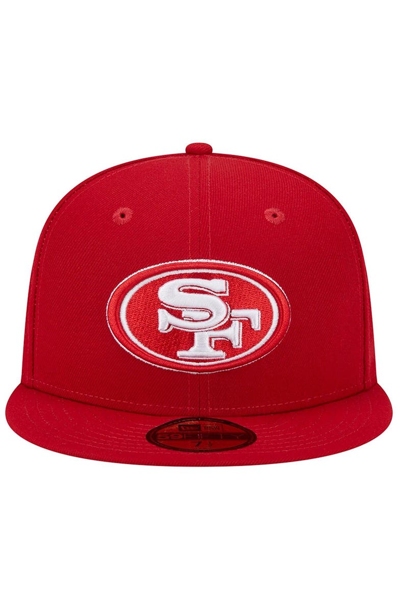 New Era Men's New Era Scarlet San Francisco 49ers Super Bowl XXIX Main Patch 59FIFTY Fitted Hat, Alternate, color, Scarlet