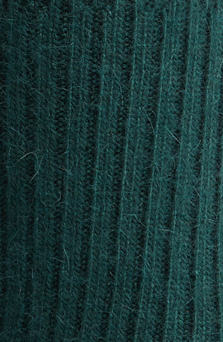 HIGH HEEL JUNGLE Cashmere Blend Crew Socks, Alternate, color, Green