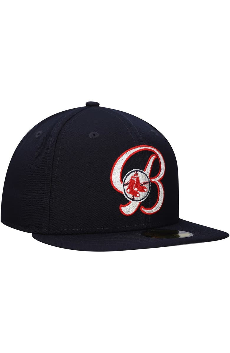 New Era Men's New Era Navy Boston Red Sox Duo Logo 2.0 59FIFTY Fitted Hat, Alternate, color, Navy