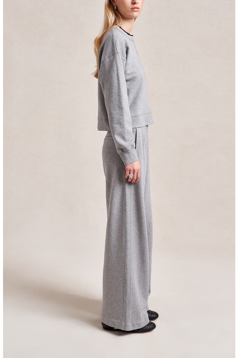 Cropped James Sweatshirt, Alternate, color, Grey