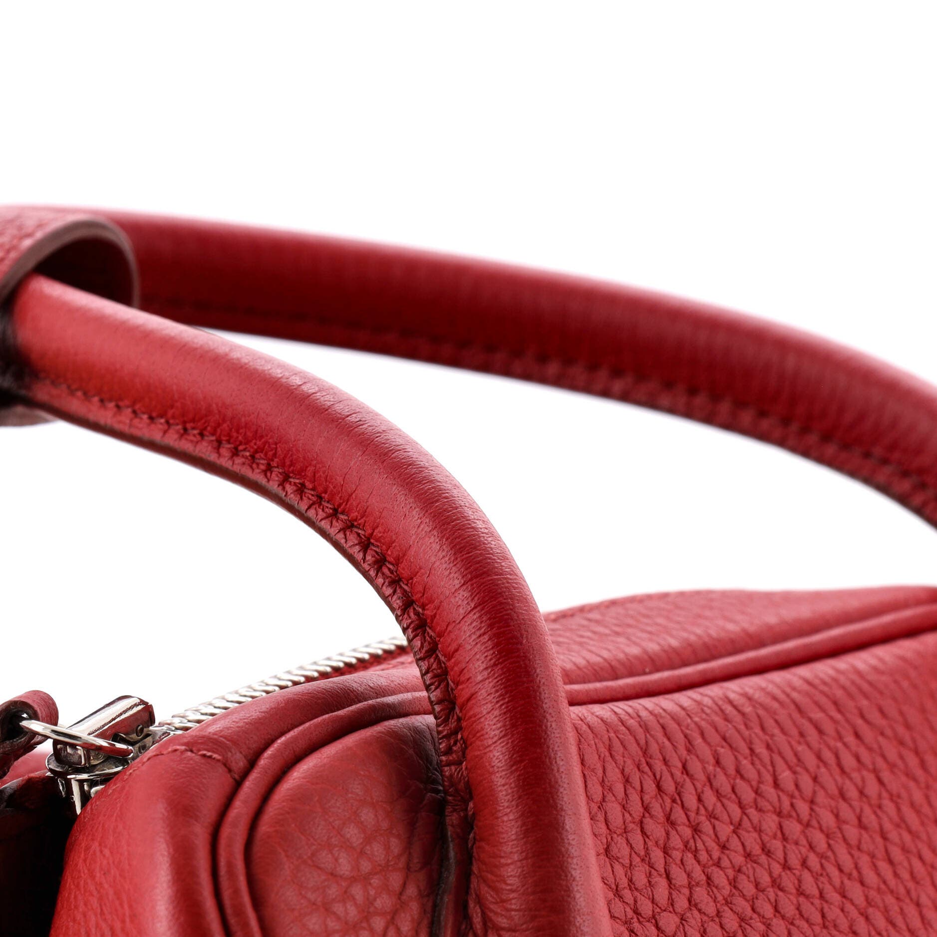 Pre-Owned Hermes Lindy Bag Clemence 34, Alternate, color, Rouge Garance