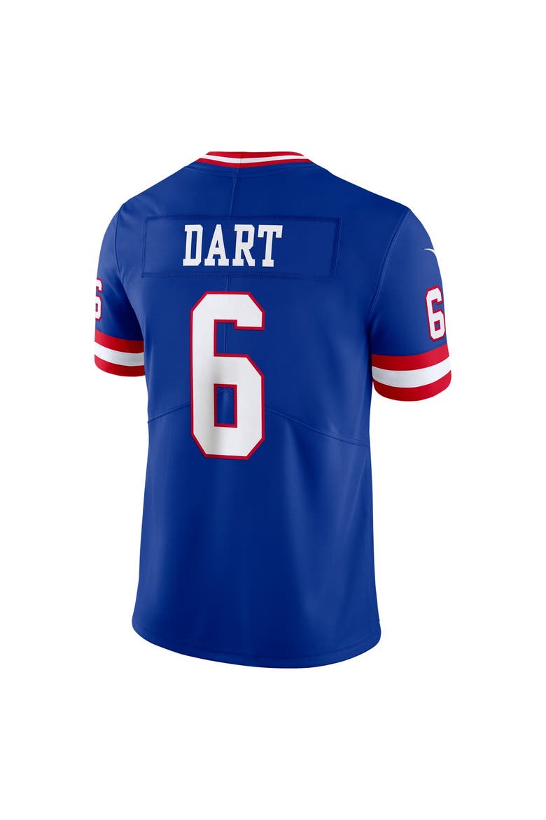 Men's Nike Jaxson Dart Royal New York Giants Legacy Vapor Untouchable Stitched Limited Jersey, Alternate, color, Royal