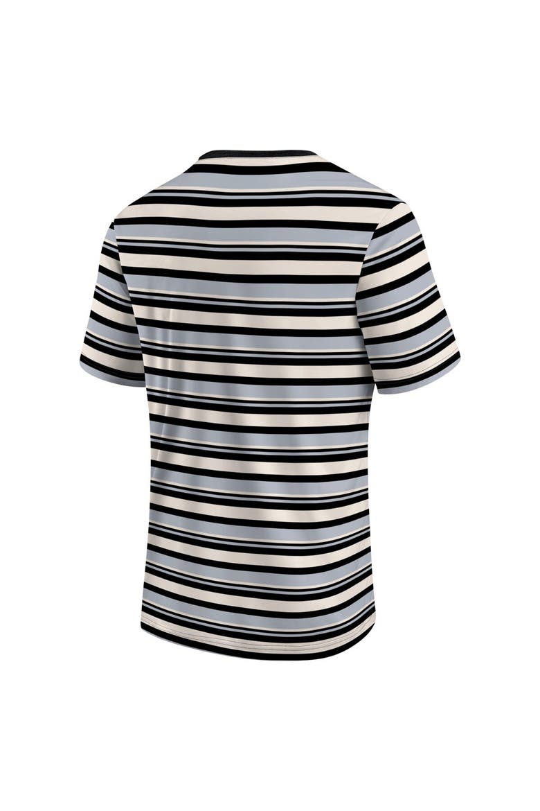 Men's Fanatics Branded Black LAFC Shot Clock Stripe T-Shirt, Alternate, color, Black