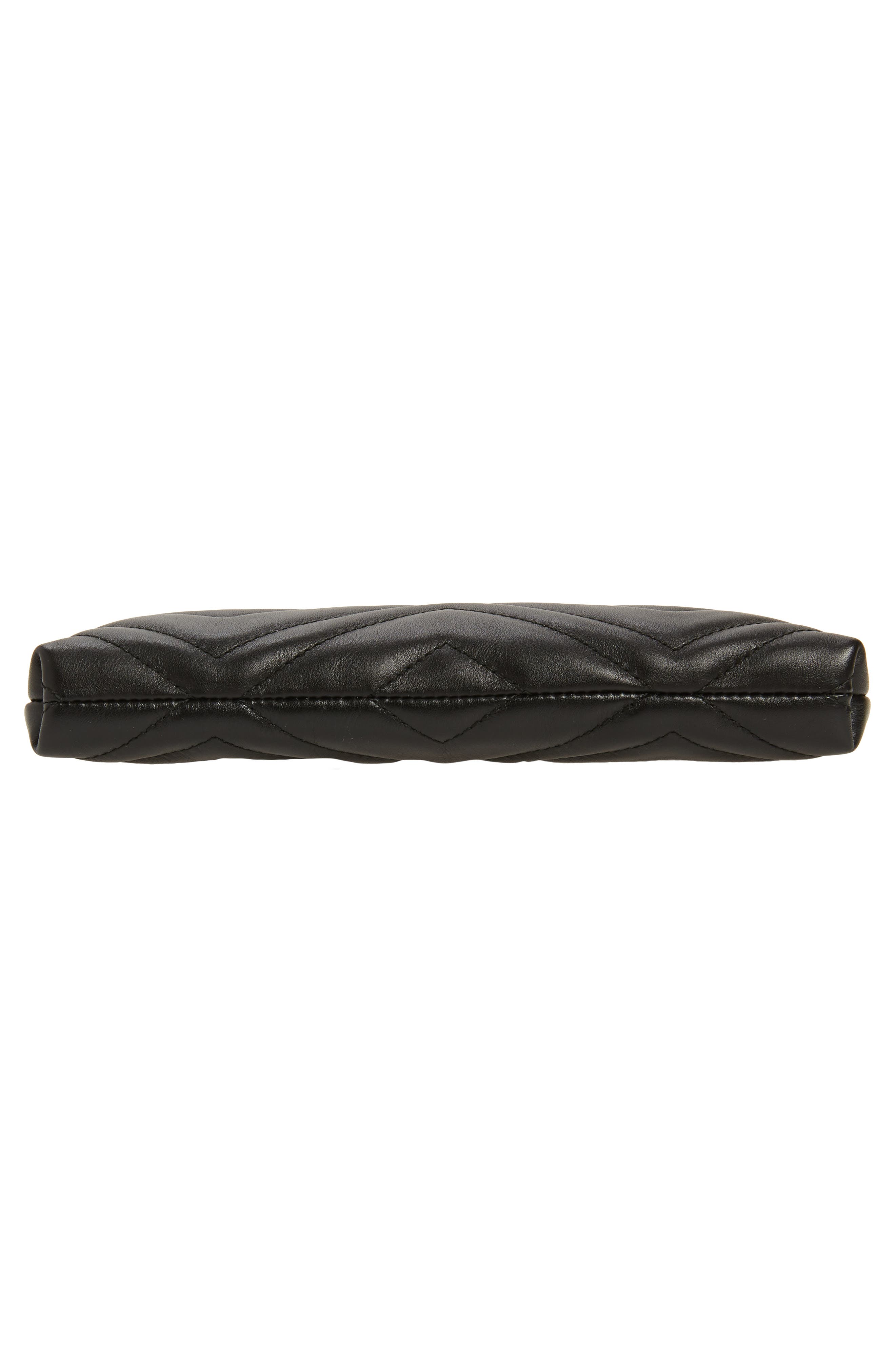 Marmont 2.0 Leather Wallet on a Chain, Alternate, color, NERO