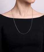 Gabriel & Co. Paper Clip Chain Necklace