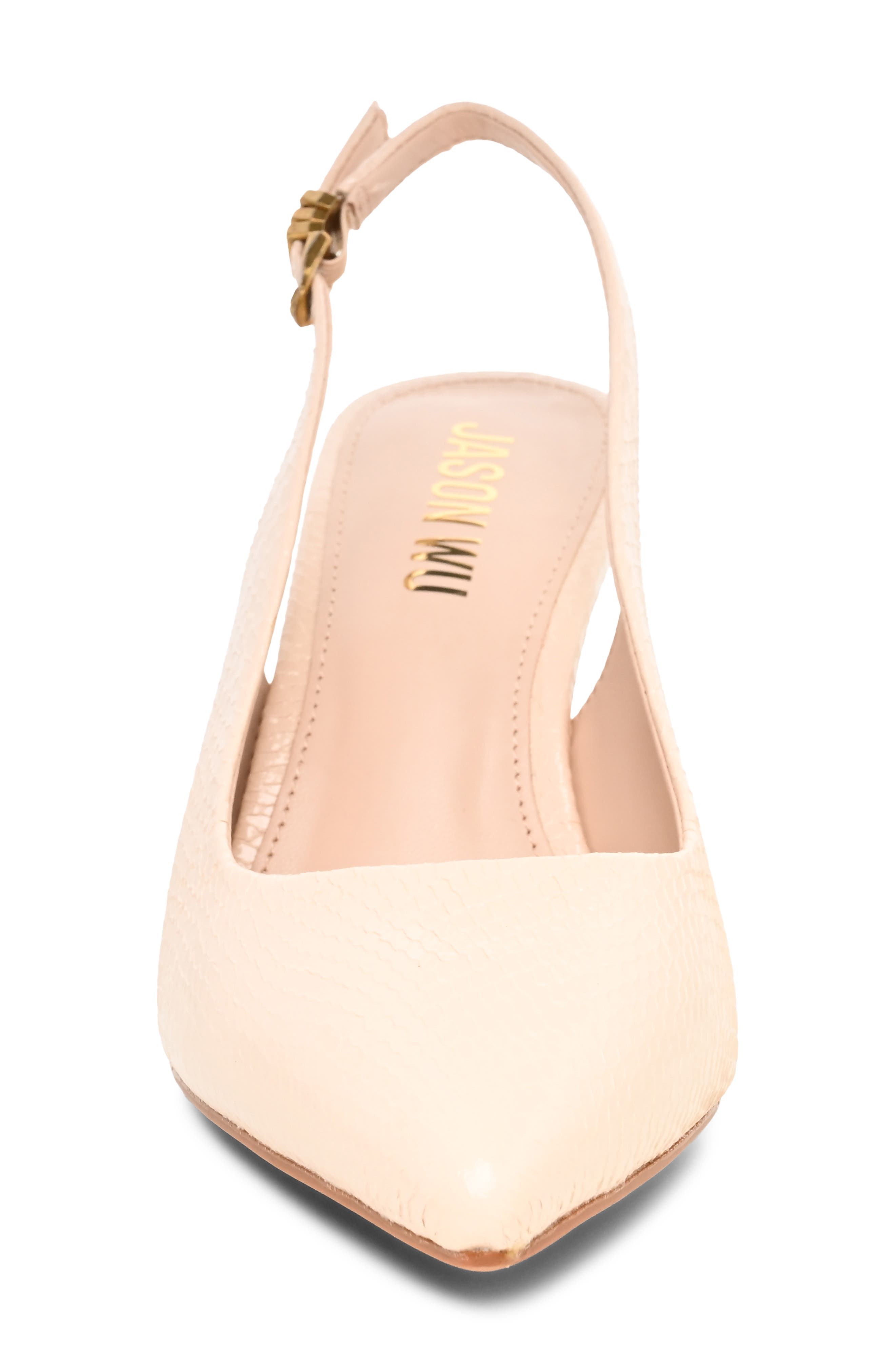 Divah Faux Leather Slingback Pump, Alternate, color, BONE SNAKE
