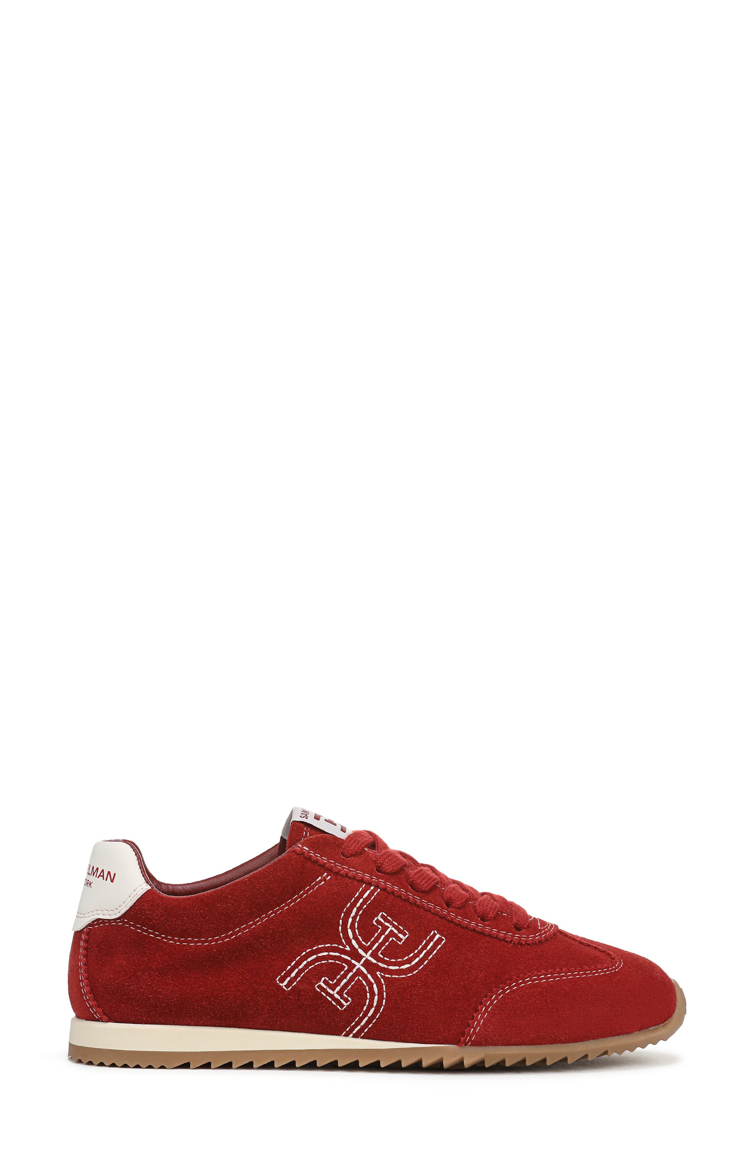 Sam Edelman Isella Sneaker, Alternate, color, Deep Scarlet