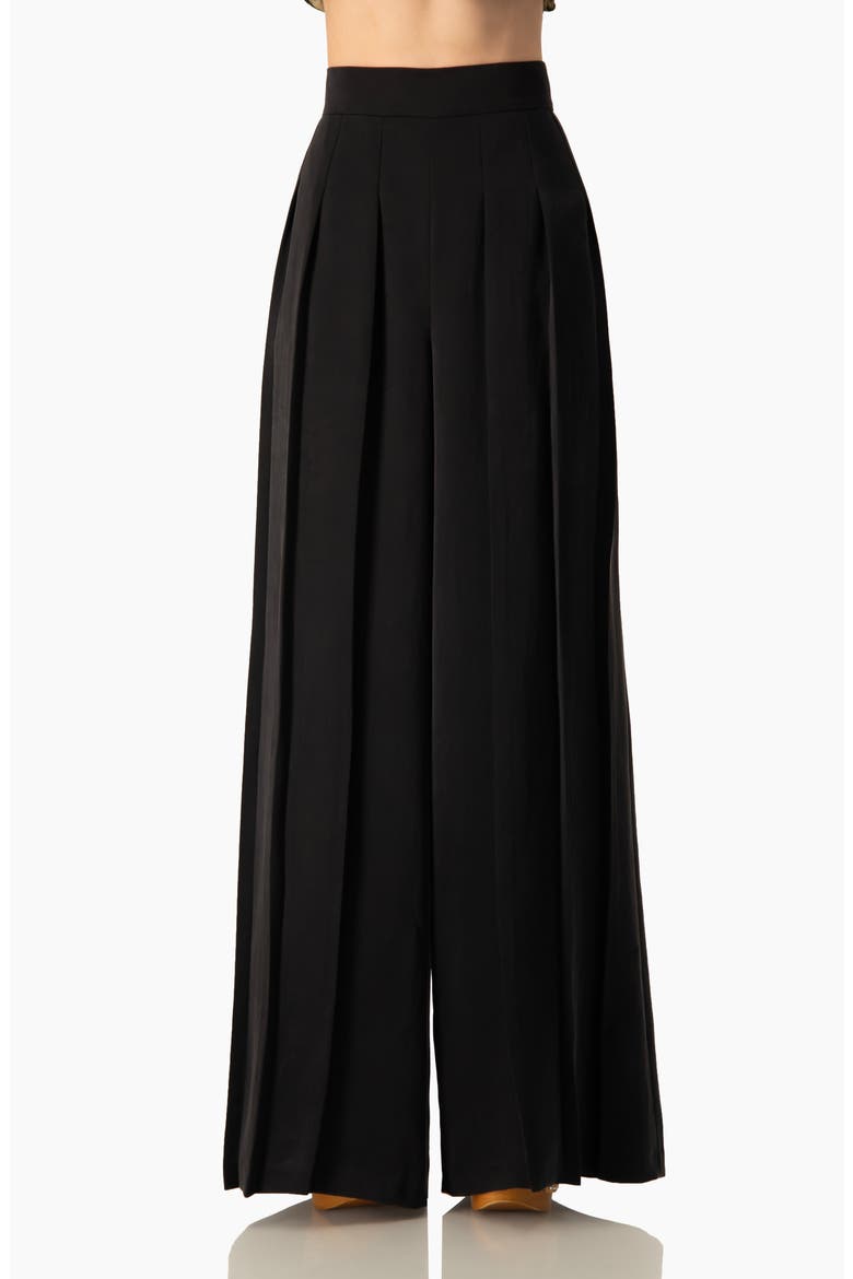 Women's High-Waist, Wide-Leg Palazzo Pants, Main, color, Black