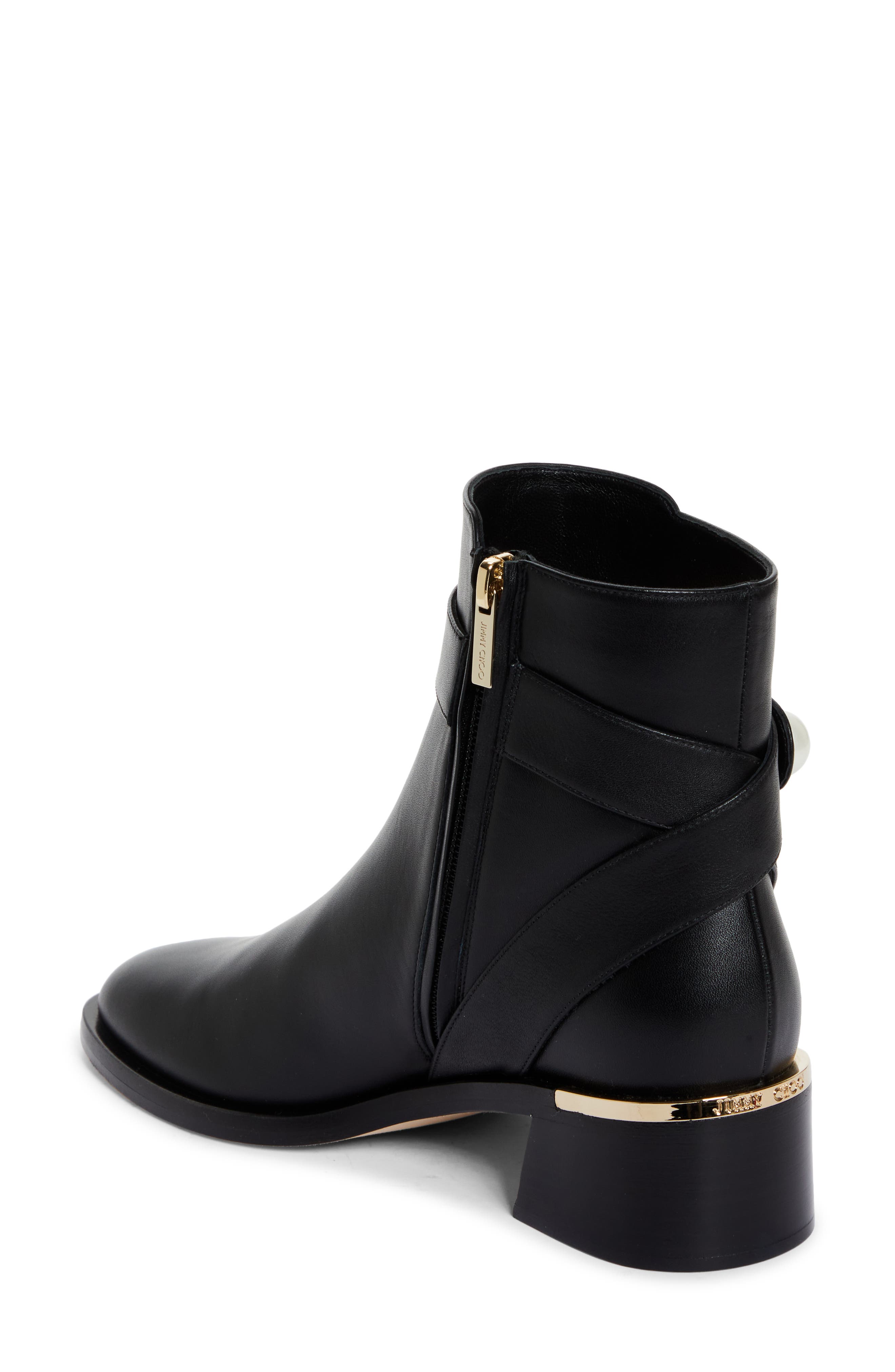 Jimmy Choo Noor Bootie, Alternate, color, Black