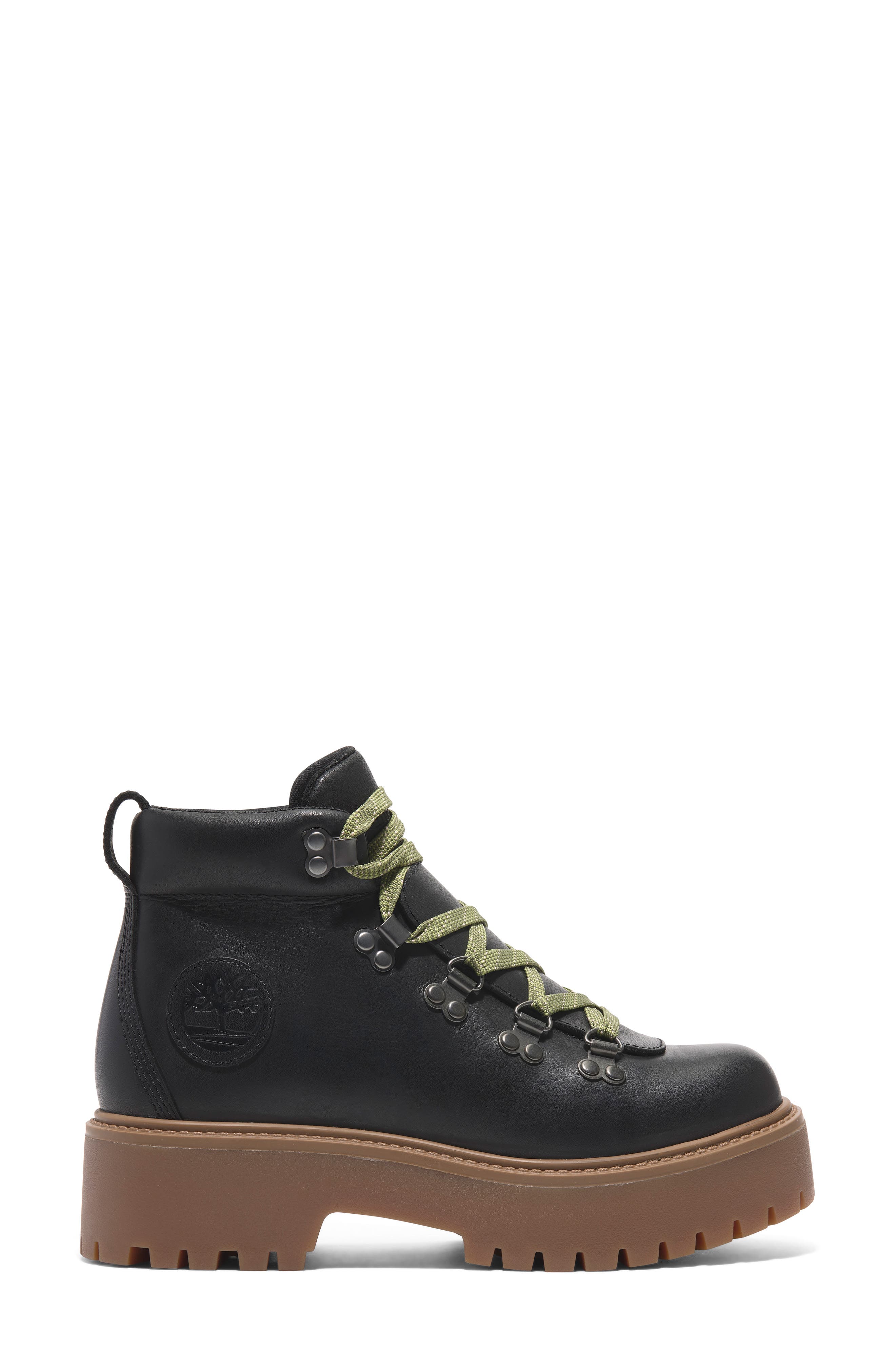 Timberland Stone Street Platform Boot, Alternate, color, Black Full Grain
