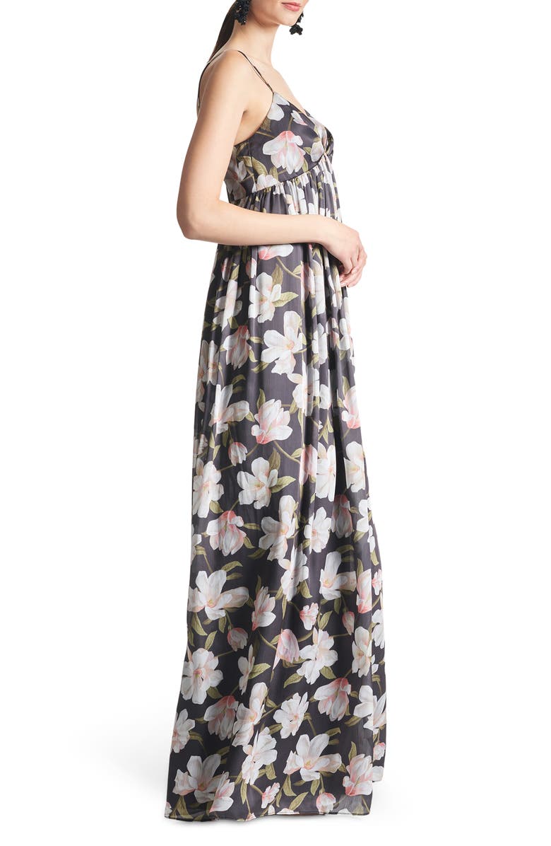 Sachin & Babi Jessica Floral Print Gown, Alternate, color, 