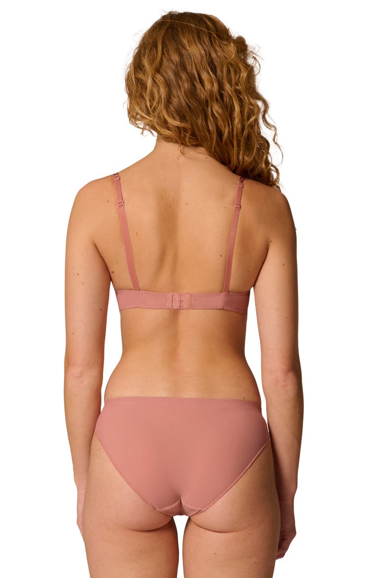 'Delice' Underwire Demi Bra, Alternate, color, SMOKEY PINK