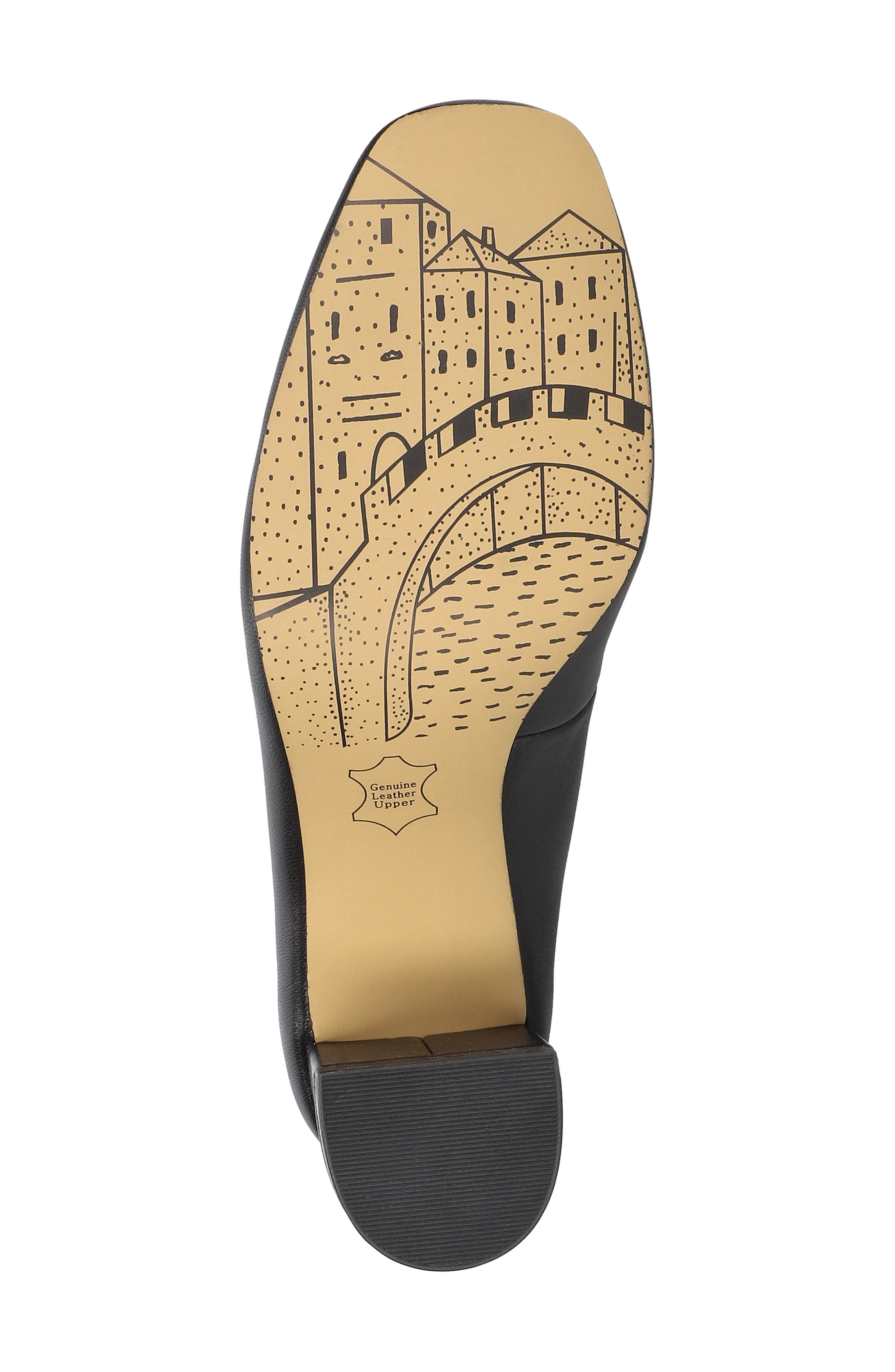 Bella Vita Jillian Square Toe Pump, Alternate, color, Black Leather