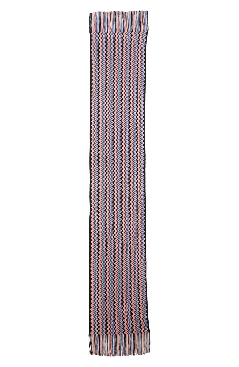 Missoni Wool Blend Fringe Scarf, Main, color,
