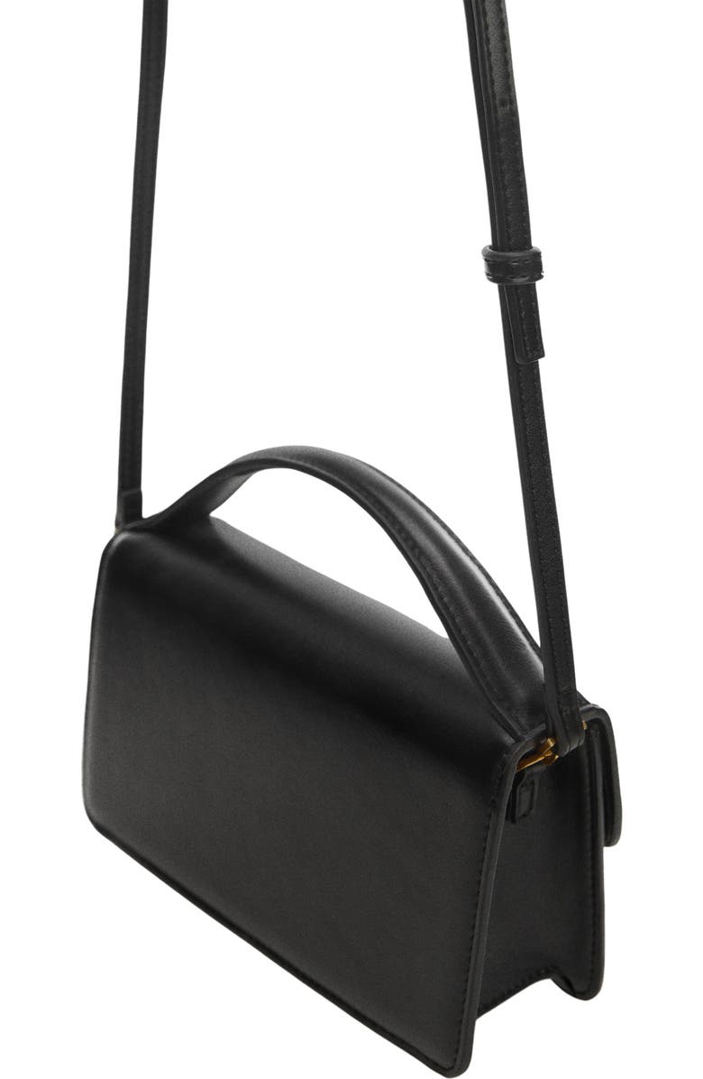 MANGO Faux Leather Crossbody Bag, Alternate, color,