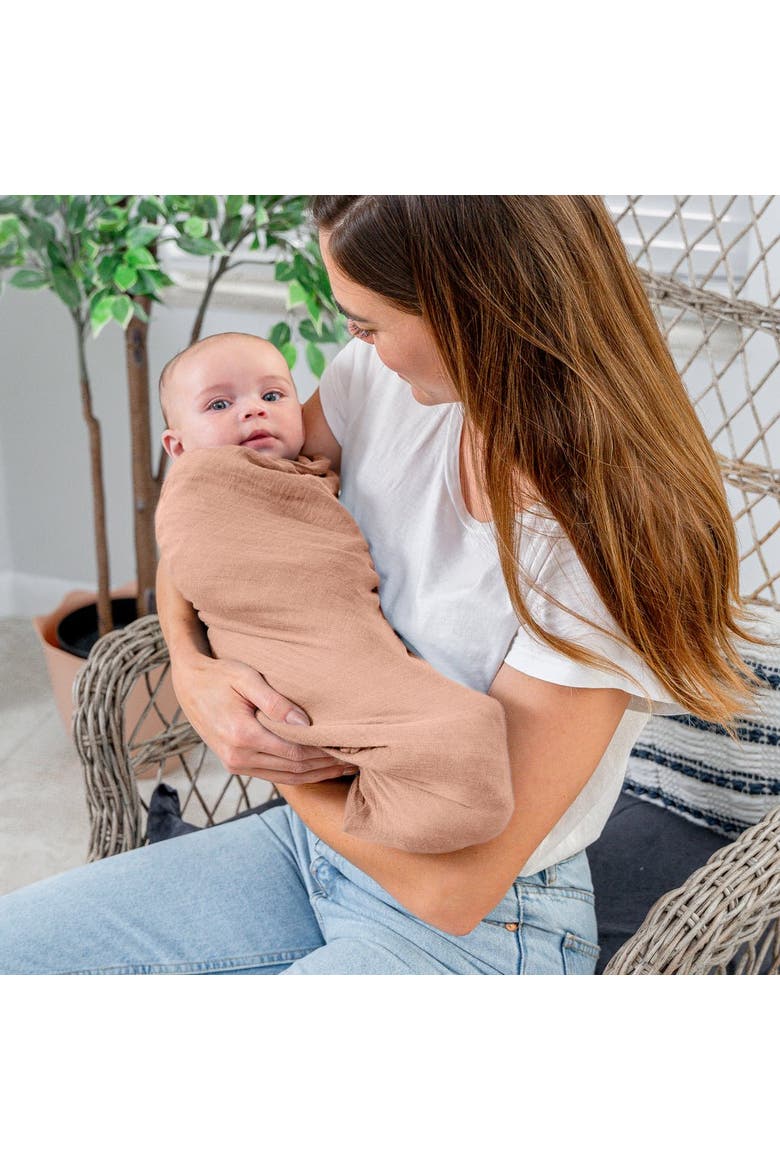 Muslin Swaddle Blanket, 1 Pack, Alternate, color, Cedar
