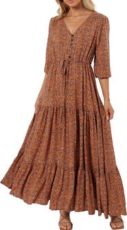 Petal & Pup Kelda Tiered Maxi Dress