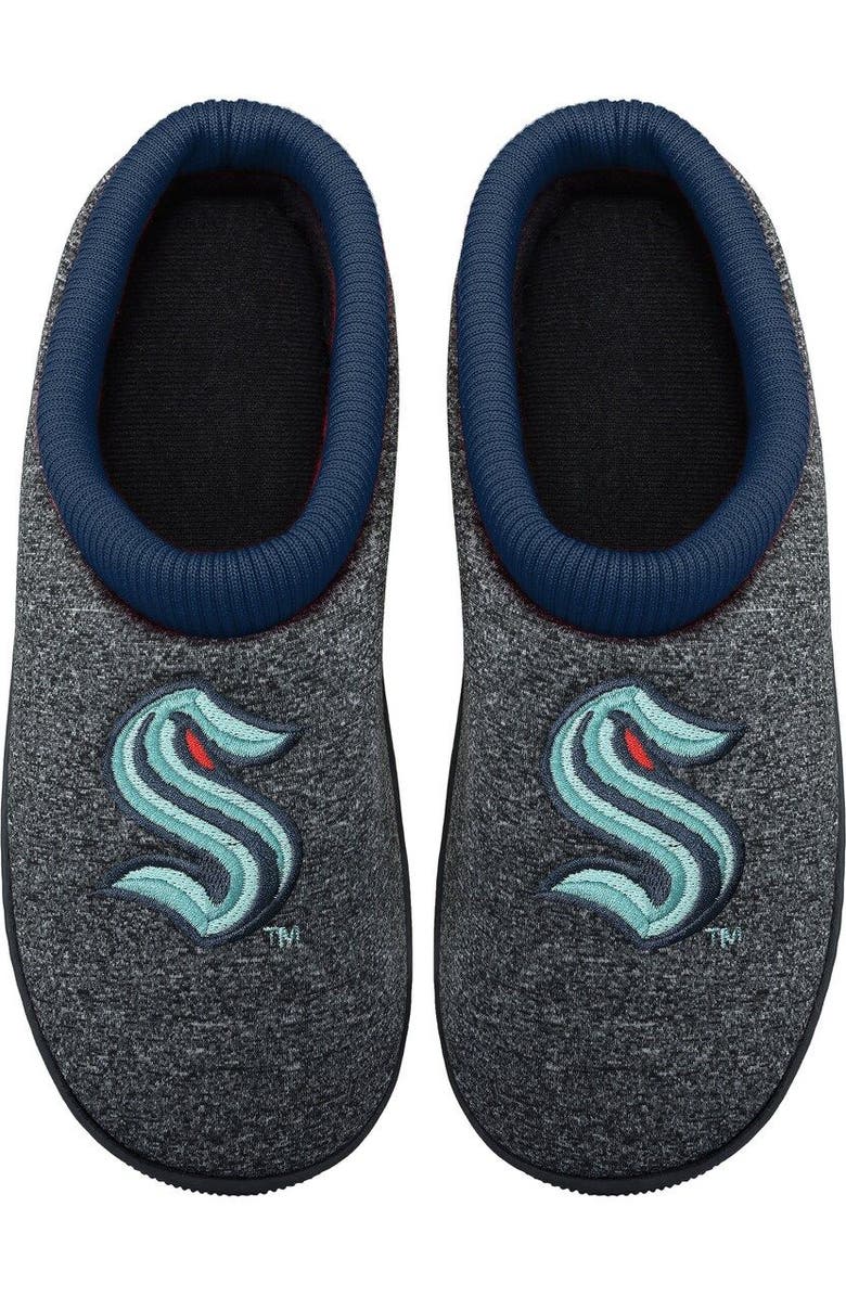 FOCO Men's FOCO Seattle Kraken Team Cup Sole Slippers, Main, color,