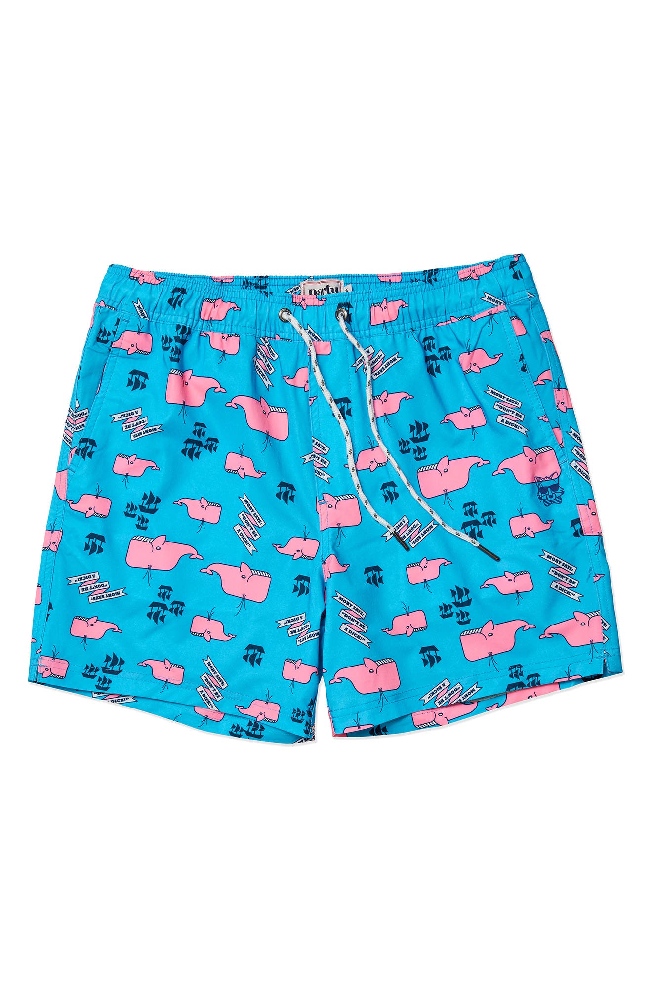 Party Pants Moby Compression Swim Trunks