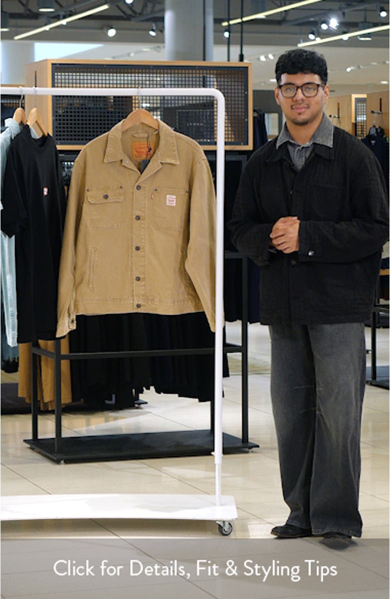 Sunrise Cotton Canvas Trucker Jacket, sales video thumbnail