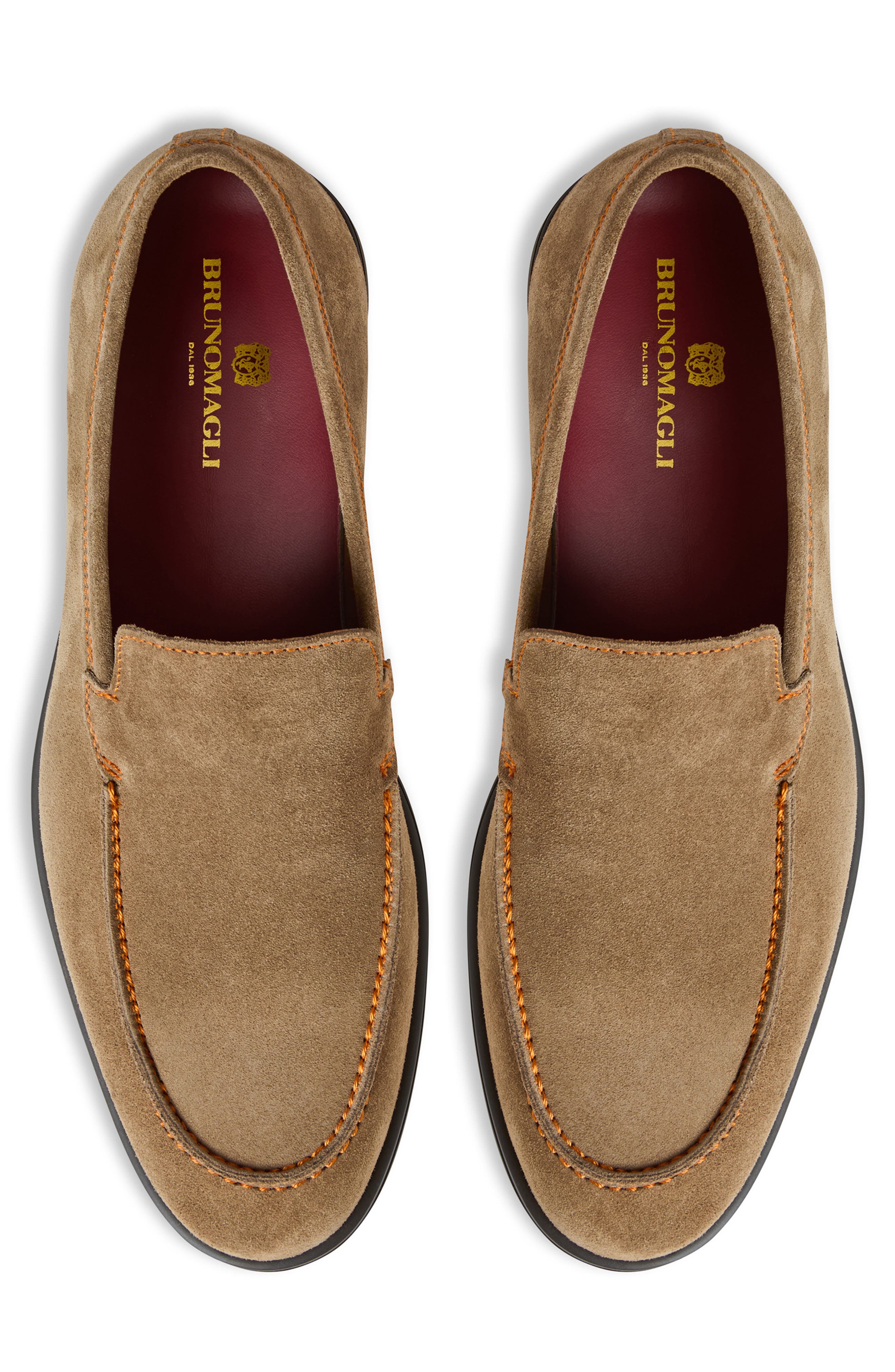 Fiore Suede Loafer, Alternate, color, TAUPE SUEDE