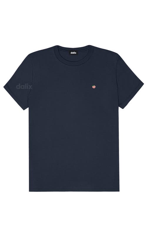 Dalix Womens Lil Peach Jersey Tee In Blue