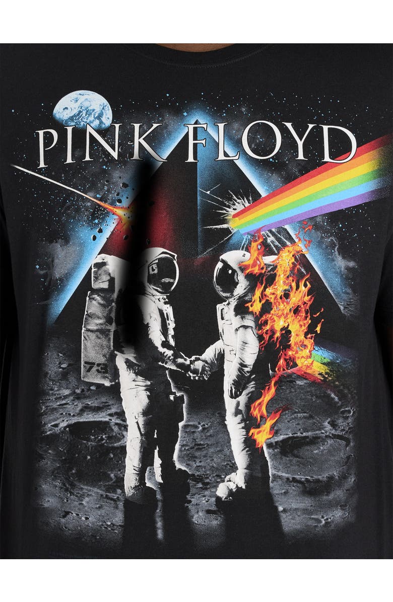 True Nation by DXL Big & Tall Pink Floyd Bright Side Of The Moon Graphic Tee, Alternate, color,