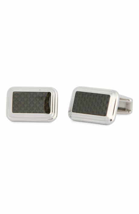 James Michael Black Inlay Cuff Links