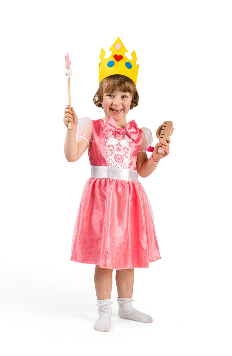 Bigjigs Toys Princess Dress Up, Alternate, color, Pink