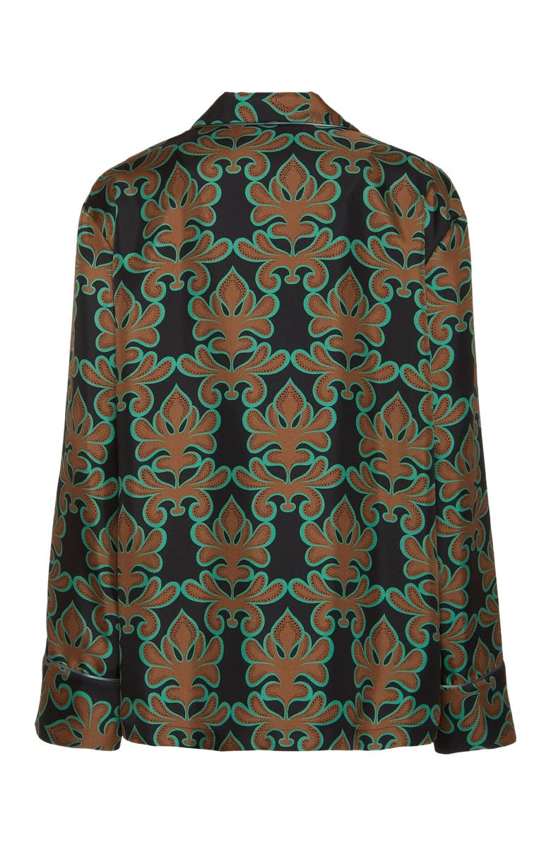 La DoubleJ Pajama Shirt Herald Black, Alternate, color, Black