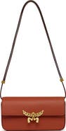 MCM Lauretos Leather Shoulder Bag