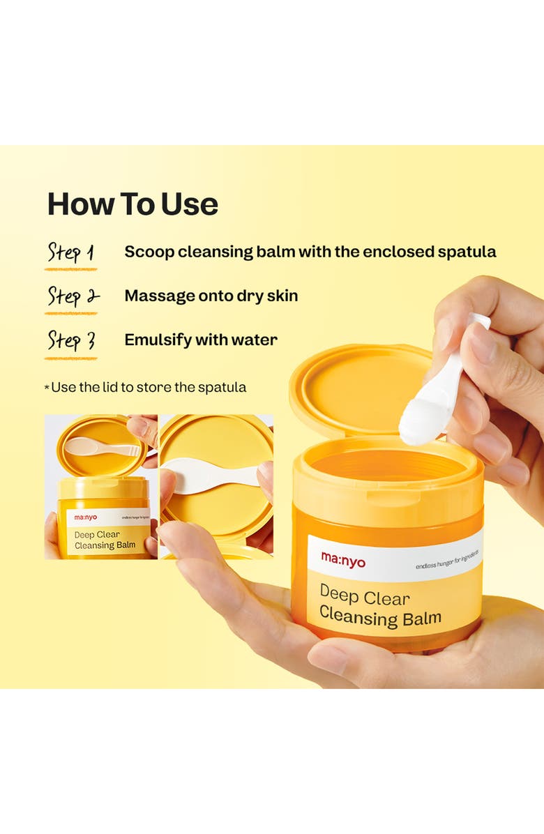 ma:nyo Deep Clear Cleansing Balm, Alternate, color, Yellow