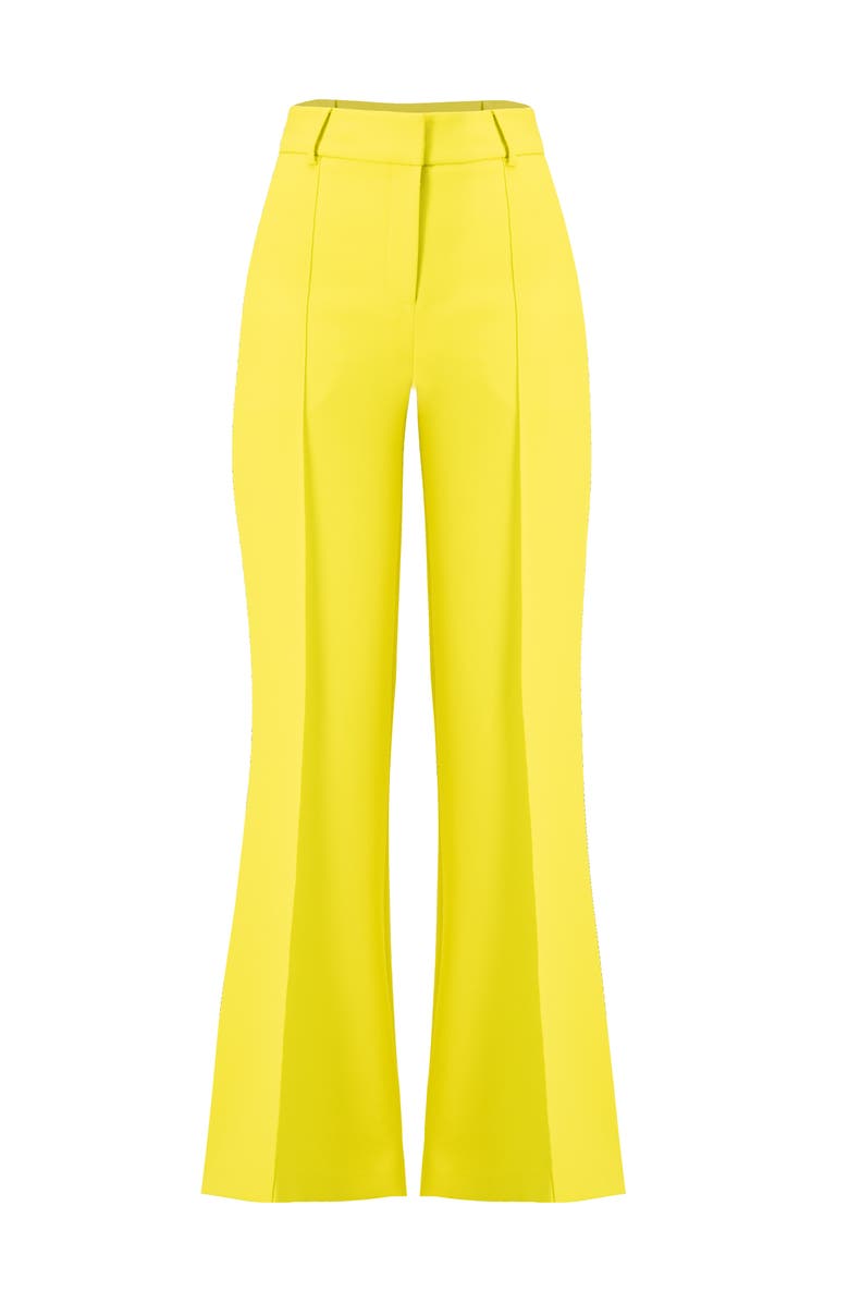 IVONNE Wide-Leg  Trousers with Side Pockets, Alternate, color, Green