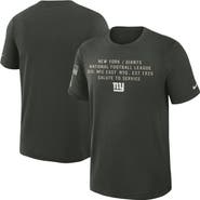 Nike Men's Nike Dark Green New York Giants 2025 Salute to Service Sideline Slub Dri-FIT T-Shirt